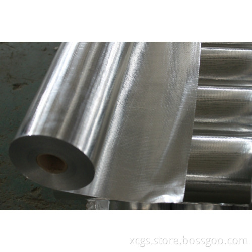 aluminum foil insulation with woven used between walls